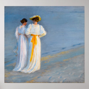 Peder Severin Kroyer - Anna Ancher & Marie Kroyer Poster