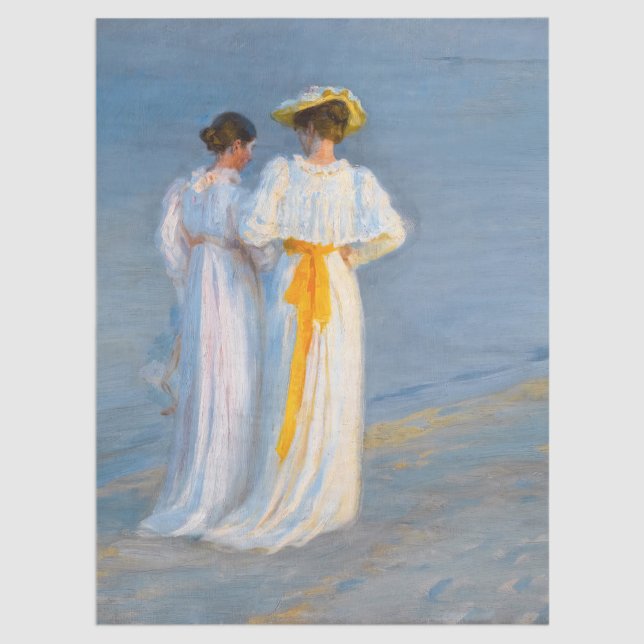 Peder Severin Kroyer - Anna Ancher & Marie Kroyer Tissue Paper (Creator Uploaded)