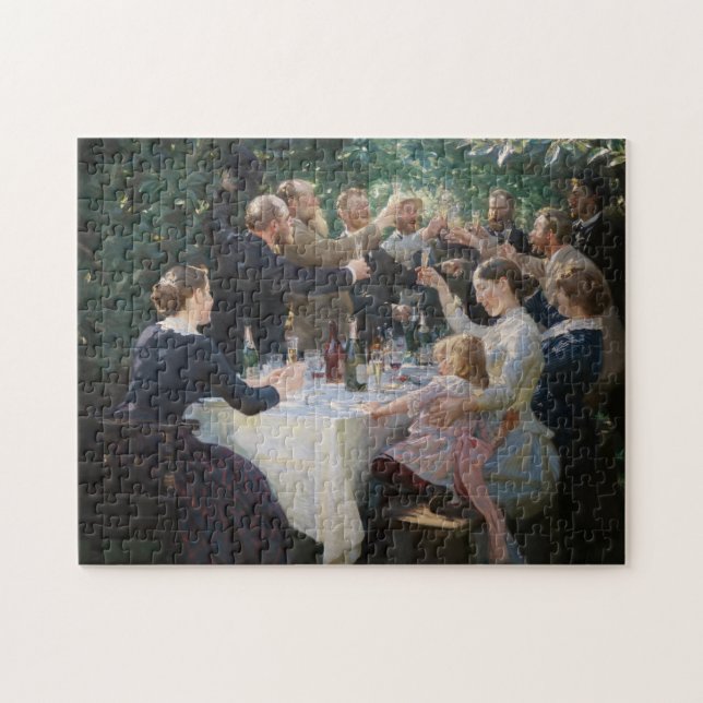 Peder Severin Kroyer - Hip, Hip, Hurrah! Jigsaw Puzzle (Horizontal)
