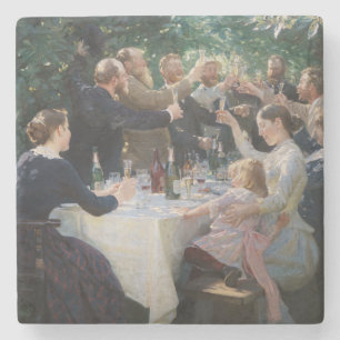 Peder Severin Kroyer - Hip, Hip, Hurrah! Stone Coaster