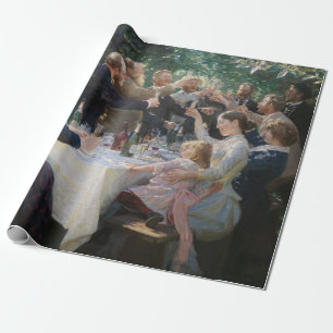 Peder Severin Kroyer - Hip, Hip, Hurrah! Wrapping Paper