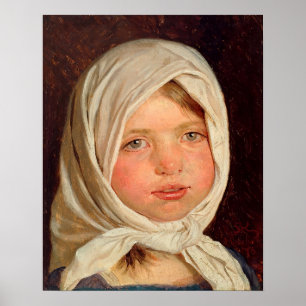 Peder Severin Kroyer - Little girl from Hornbaek Poster