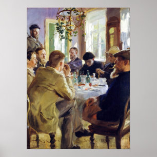 Peder Severin Kroyer - Lunchtime Poster