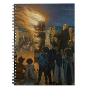 Peder Severin Kroyer - Midsummer's Eve Bonfire Notebook