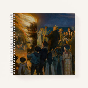 Peder Severin Kroyer - Midsummer's Eve Bonfire Notebook