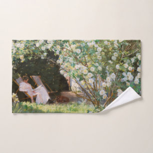 Peder Severin Kroyer - Roses Bath Towel Set