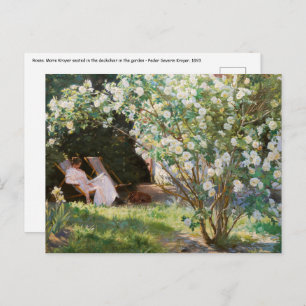 Peder Severin Kroyer - Roses Postcard