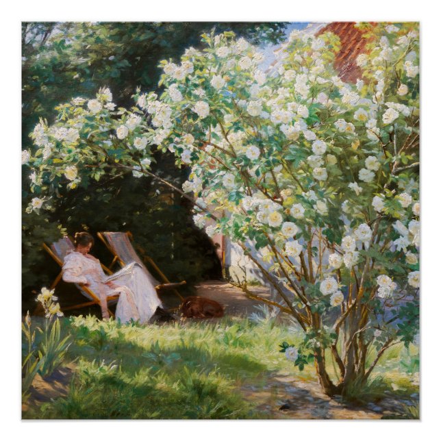 Peder Severin Kroyer - Roses Poster (Front)