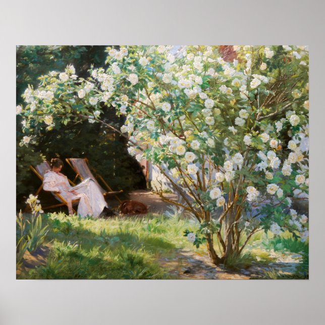 Peder Severin Kroyer - Roses Poster (Front)