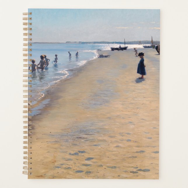 Peder Severin Kroyer - Summer Day at Skagen Beach Planner (Front)