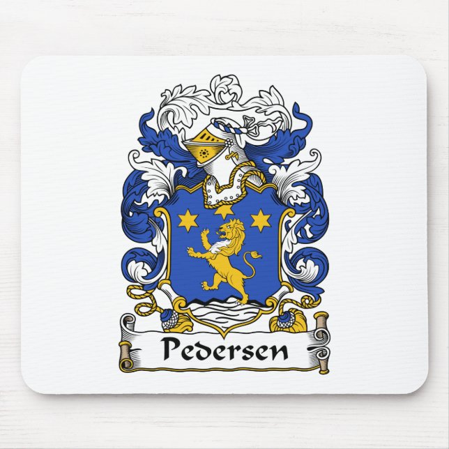 Pedersen Family Crest Mouse Pad (Front)
