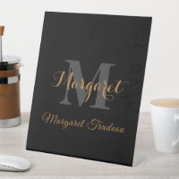 Pedestal Name Sign – Personalised Event Accent