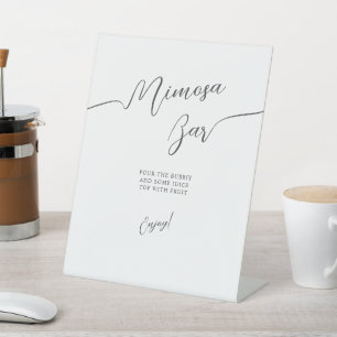 Pedestal Sign Bridal Shower in an elegant style.