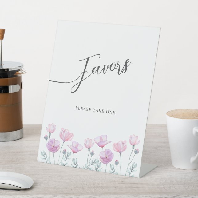 Pedestal Sign for bride shower. (In SItu)