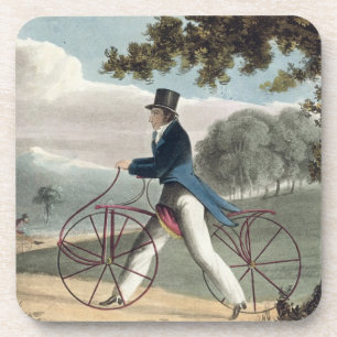 Pedestrian Hobbyhorse, from Ackermann's Repository Coaster