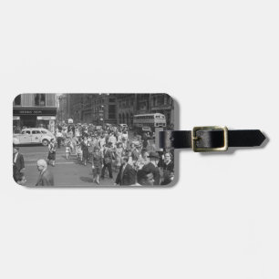 Pedestrians Luggage Tag