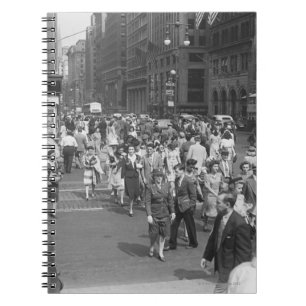 Pedestrians Spiral Notebook