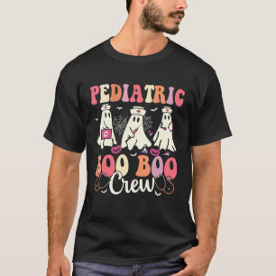 Pediatric Nurse Boo Boo Crew Ghost Nurse Halloween T-Shirt