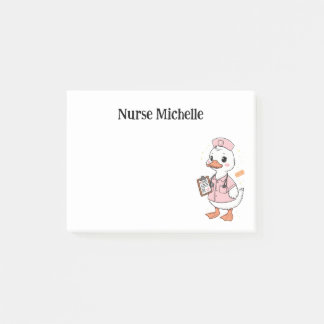 Pediatric Nurse Cute Duck Children's Ward Post-it Notes