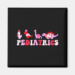 Pediatric Nurse Peds Nursing Cute Dinosaurs Valent Magnet