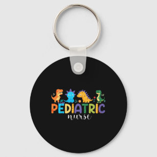 Pediatric Nurse Peds Nursing Dinosaur Appreciation Key Ring