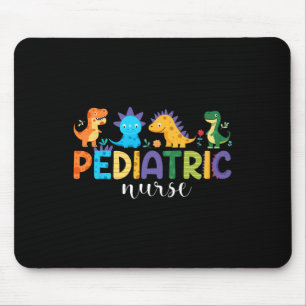 Pediatric Nurse Peds Nursing Dinosaur Appreciation Mouse Pad