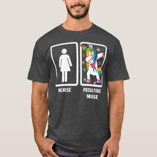 Pediatric nurse Unicorn Dabbing Funny Dabbing T-Shirt