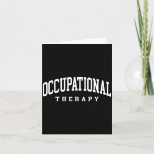 Pediatric occupational therapy occupational card