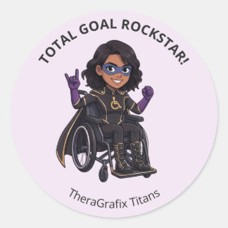 Pediatric Therapy Superhero Reward Sticker