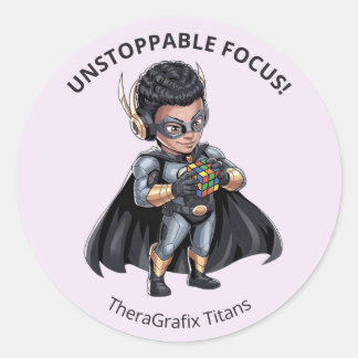 Pediatric Therapy Superhero Reward Sticker