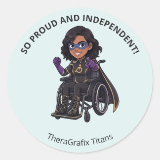 Pediatric Therapy Superhero Reward Sticker
