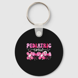 Pediatric Valentines Nurse Crew Peds Nurse Valenti Key Ring
