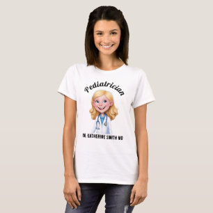 PEDIATRICIAN ANTISTRESS DOCTOR CARTOON FUN T-Shirt