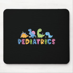 Pediatrics Pediatric Squad Nurse Dinosaur Cute Ped Mouse Pad