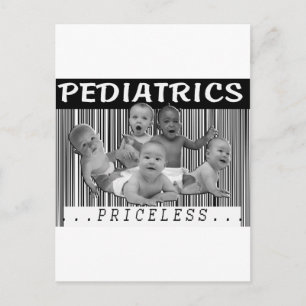 PEDIATRICS - PRICELESS BARCODE POSTCARD