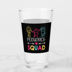 Pediatrics Squad Nurse Cute Glass