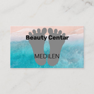 Pedicure and manicure business cards