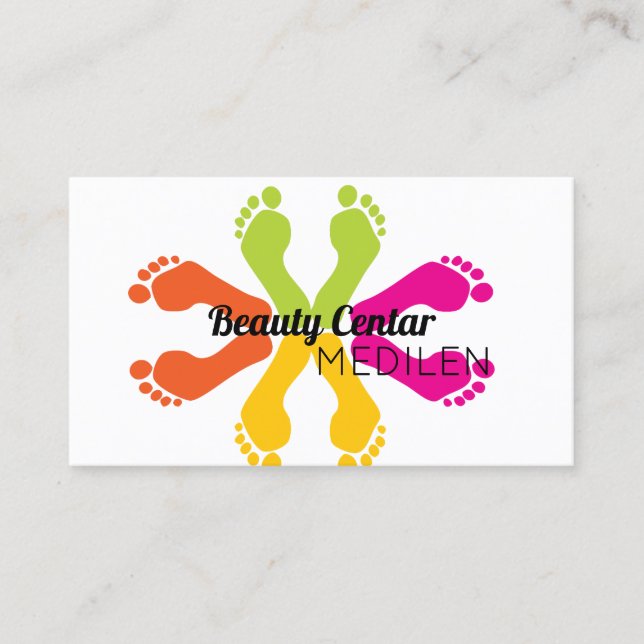 Pedicure and manicure business cards (Front)