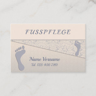 pedicure business card