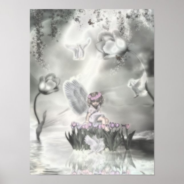 Pedistal Angel Poster (Front)