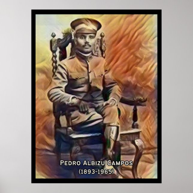 Pedro Albizu Campos Vintage Poster (Front)
