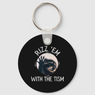 Pedro Dancing Racoon Rizz Em With The Tism Viral R Key Ring