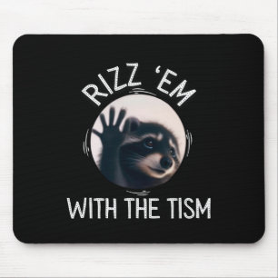 Pedro Dancing Racoon Rizz Em With The Tism Viral R Mouse Pad