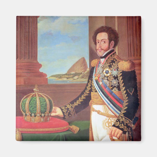 Pedro I  Emperor of Brazil, 1825 Magnet (Front)