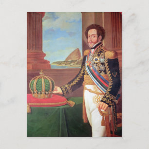 Pedro I Emperor of Brazil, 1825 Postcard