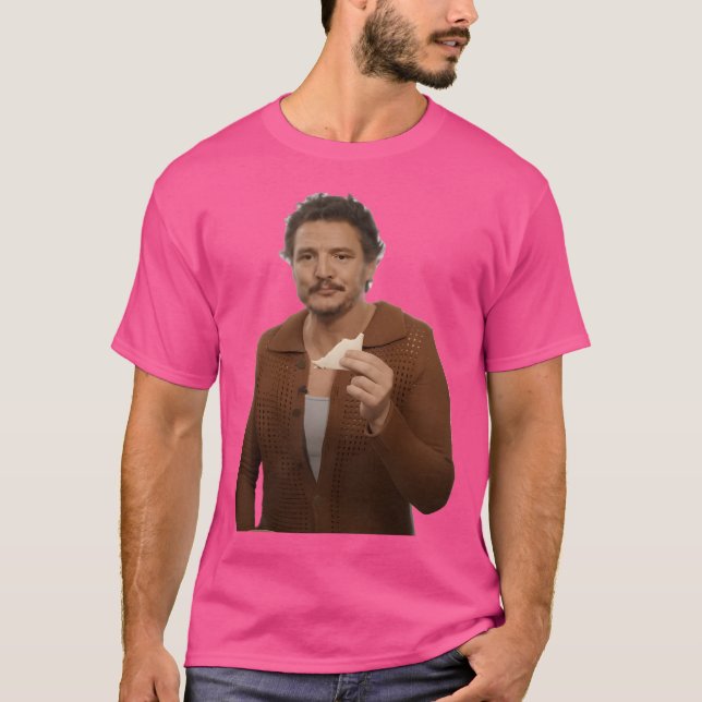 Pedro Pascal Eats A Sandwich... T-Shirt (Front)