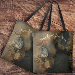 Pedro the Iguana 0768 Tote Bag