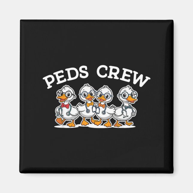 PEDS Crew Paediatrics Nurse Paediatrician RN 1 Magnet (Front)