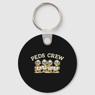 PEDS Crew Paediatrics Nurse Paediatrician RN Key Ring