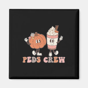 Peds Crew Pumpkin Thanksgiving Fall Paediatrics Nu Magnet